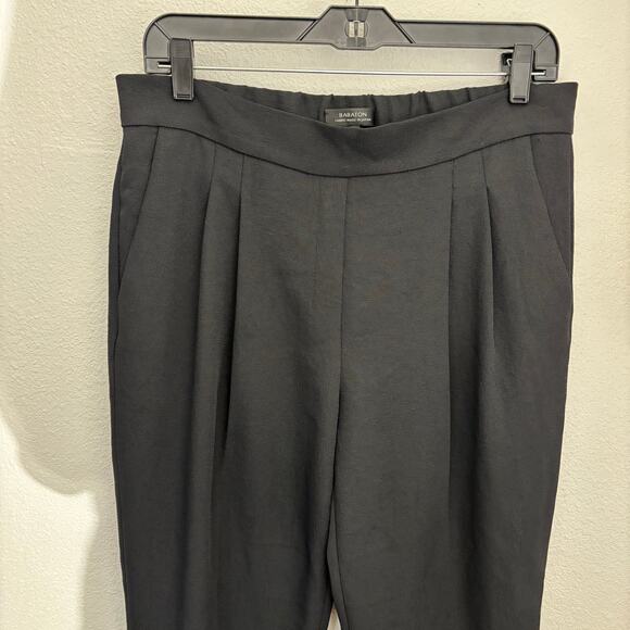 Babaton Aritzia Cohen Pant Black Sz 10 Pleated Cropped Work Minimalist Capsule - Picture 5 of 10